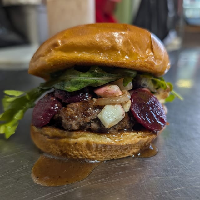 Burger of the Month "Beet the Heat".