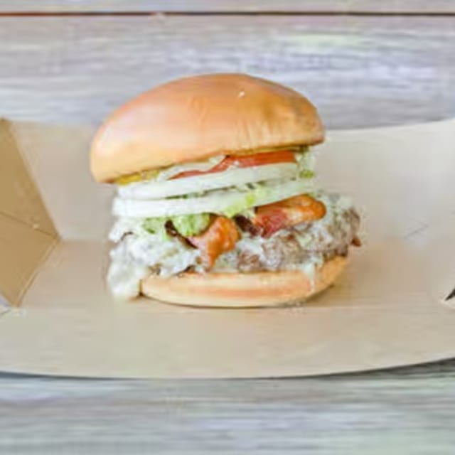 Bacon Bleu Burger.
